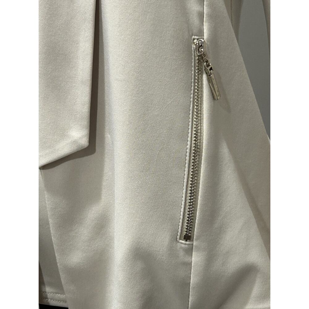 joseph ribkoff Set Of 3 Tank Top Blazer And Pants Beige jersey Fabric Size S/M - Picture 16 of 16